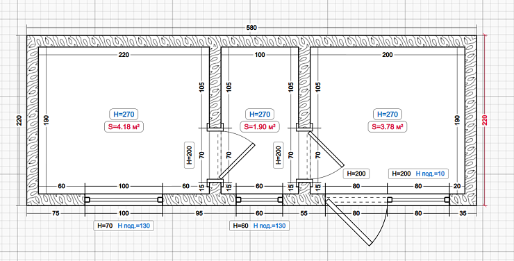 Баня Лофт 6 х 2.4