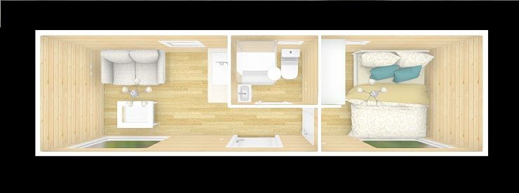 Модульный Дом Честер 18 кв.м