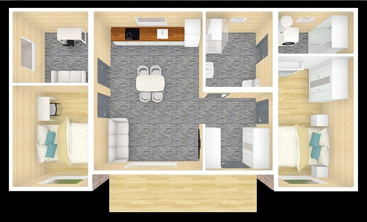 Модульный Дом Честер 82 кв.м