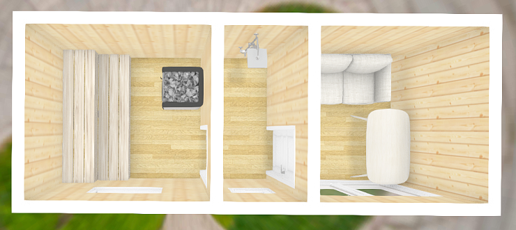 Баня Лофт 6 х 2.4