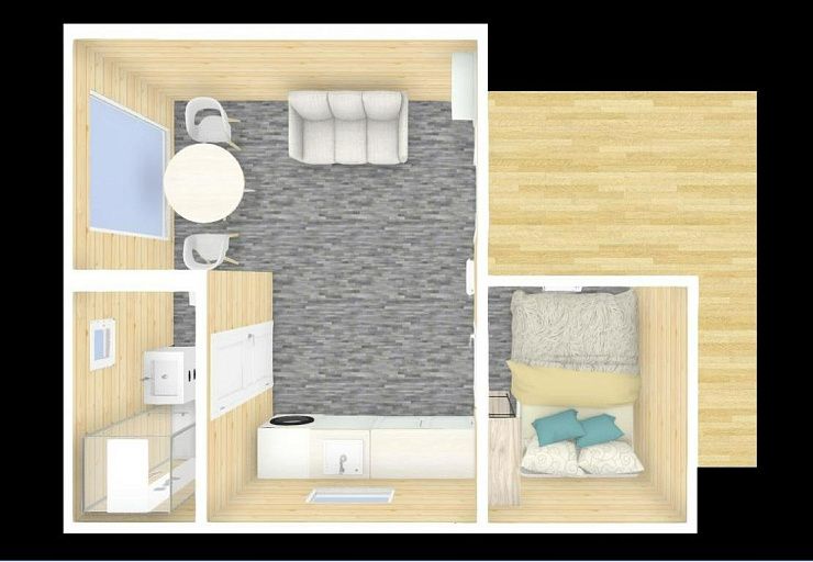 Модульный Дом Честер 36 кв.м