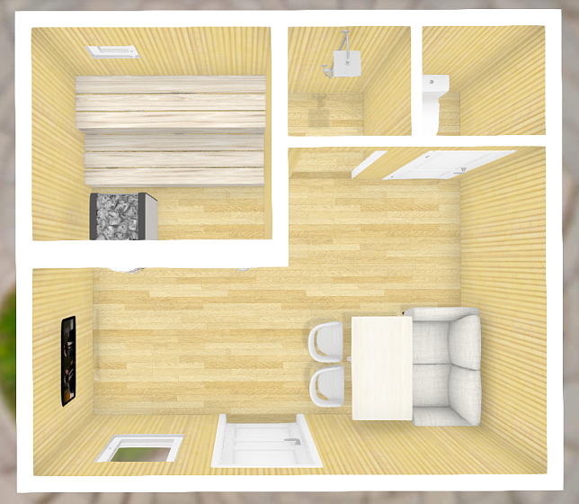 Баня Оптима 5 х 4