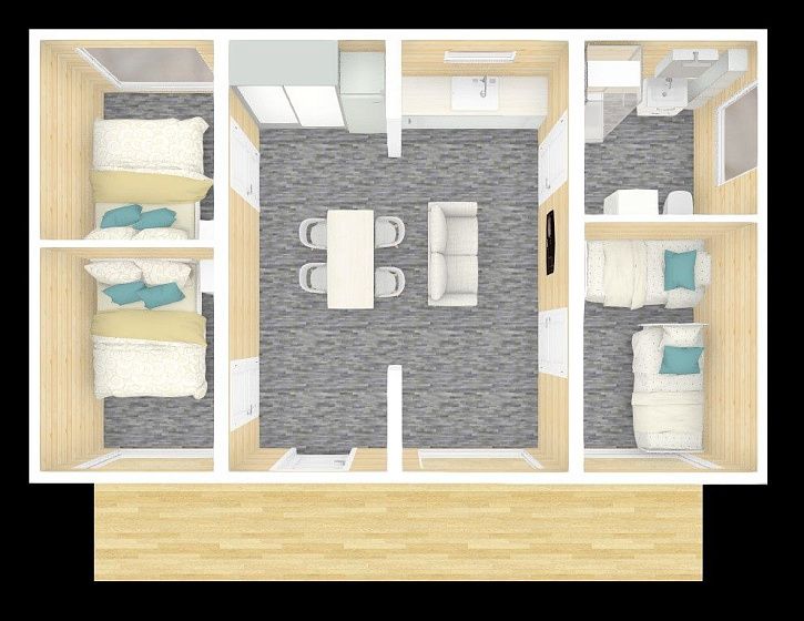 Модульный Дом Честер 78 кв.м