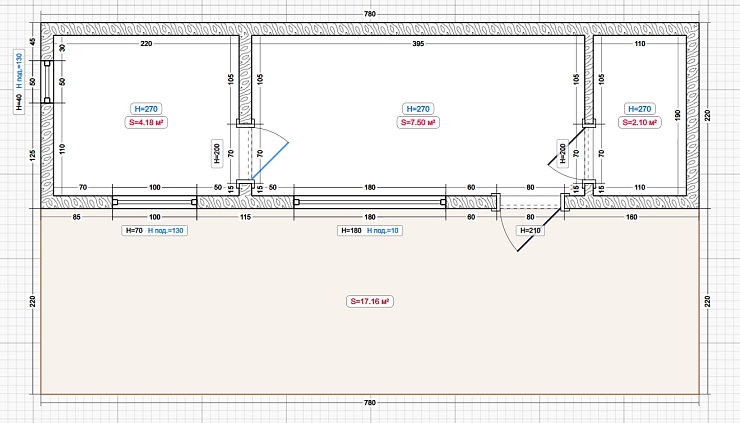 Баня лофт 8 х 4.4